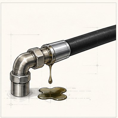 Hidrolik Hortum Yağ Ka&ccedil;ağı teknik &ccedil;izimi